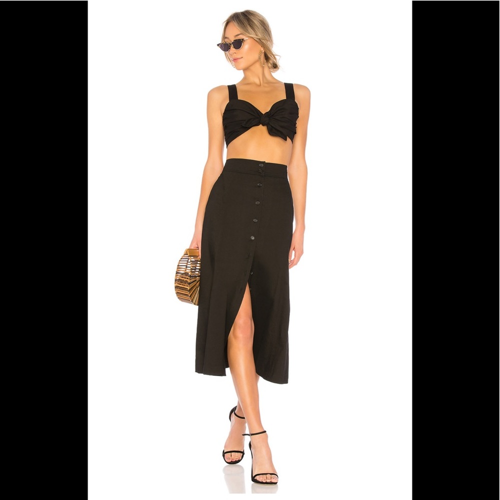 🔴 A.L.C. Barnes Tie-Front Crop Top - Picture 4 of 11